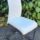16 000.-ft / db * Étkező szék, fehér/króm, VATENA 12 db  251002_009