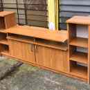 19 800 ft * Cseresznye színű nagy TV állvány ( 175szél 35mély 84mag) 260210_011