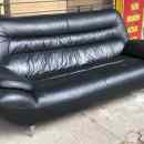 80 000 ft * Olasz fekete bióbőr kanapé ( 210szél 90mély 40/90mag) 260319_011