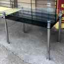 29 900.-ft * Alamo üveg étkezőasztal 
( 75szél 120mély 75mag ) 251202_022