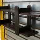 2 200 Ft / db * Éva barna falipolc 2db ( 116szél 20mély 40mag)  260102_048