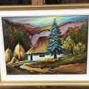 18 900 ft * Parasztház festmény 44 x 36 260310_001