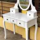 22 800 ft * Fehér fésülködő asztal ( 70szél 40mély 70/130mag) 251113_006