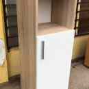 12 800  ft * Sonoma - fehér 1ajtós kicsi polc( 37szél 32mély 110mag) 251211_030