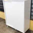 24 800 f * Ikea fehér tolóajtós cipősszekrény ( 80szél 35mély 100mag) 260115_022