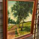 12 000 ft * Földes út olaj vászon festmény Jóna (70 x 80) 260128_060