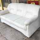 32 800 ft * Fehér foltos kanapé ( 190szél 100mély 40/90mag) 260219_034