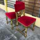 19 800 ft * Piros antik székpár (47szél 47mély 45/100mag) 260305_011