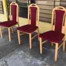 18 000 ft * Bükk - bordó szék 3db ( 47szél 45mély 45/100mag) 260401_001