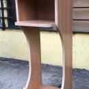 3 800 ft * Kicsi bükk lerakóasztal / polc ( 30szél 30mély 80mag)  260212_010