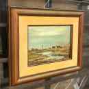 9 800.-ft * Hévizi Éva: Gémeskút olaj farost festmény (32 x 26) 260310_012