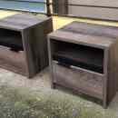 26 800 ft * Melvele éjjeliszekrény pár Monastery tölgy + Fekete színben ( 45szél 40mély 40mag) 260206_003