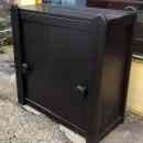 11 800 Ft * Éva barna tolóajtós cipősszekrény  ( 75szél 37mély 75mag)  260102_043