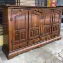 98 800 ft * Rusztikus 4ajtó 4fiókos  hatalmas komód ( 250szél 55mély 150mag) 260105_009