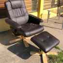 16 800 ft * Barna műbör fotel + lábtartó  260309_008