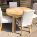 88 900 ft * BJURSTA kihúzható asztal, Ebédlőasztal + Ikea henriksdal szék 4db  250929_023