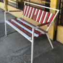 26 800 ft * Retró fehér pad ( 113szél 60mély 45/90mag) 260424_031