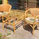 45 800 ft * Rattan asztal + 2db fotel  250509_026